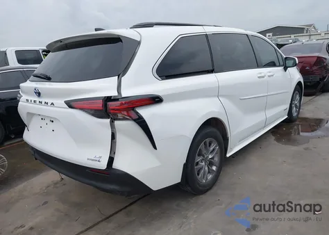 2021 Toyota Sienna Le из США, поврежденный, VIN 5TDKRKEC9MS056647